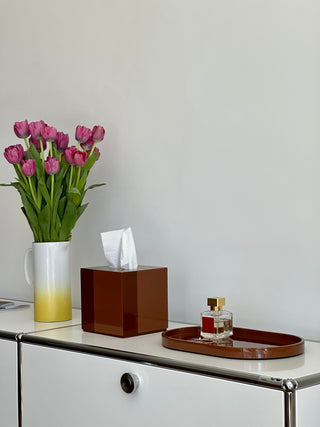 RB Brown Set (Vanity Tray&Tissue Case)