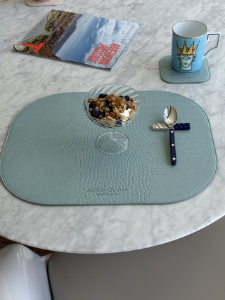 AC Placemat Cool Gray & Light Blue (Reversible)