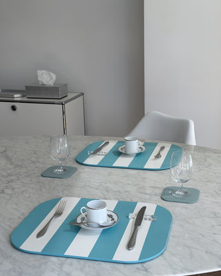 LP Placemat Square Mist Aqua