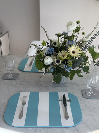 LP Placemat Square Mist Aqua