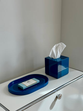 RB Blue Set (Vanity Tray&Tissue Case)
