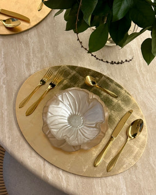 AL Placemat Brushed Gold