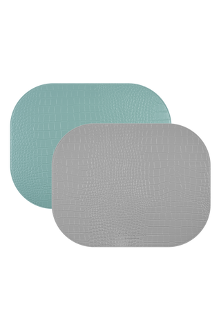 Autumn City Placemat — Gold & Silver