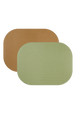 Sage Green & Mocha Beige
