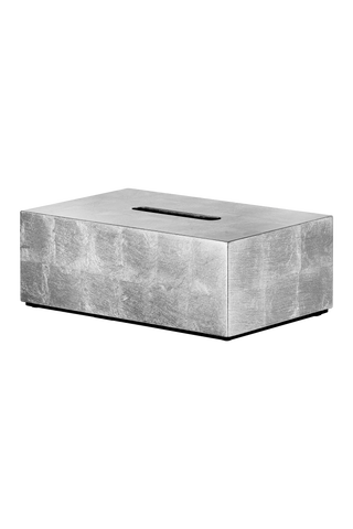 AL Brushed Silver Tissue Case