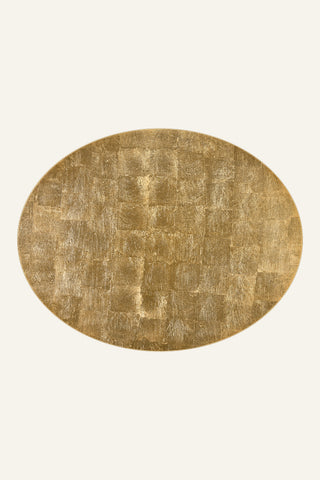 Art of Living Placemat — Brushed Gold, Set of 2