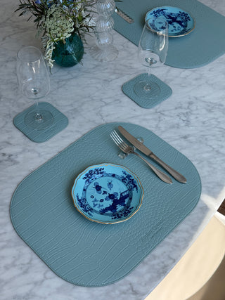 AC Coaster  Cool Gray & Light Blue (Reversible)