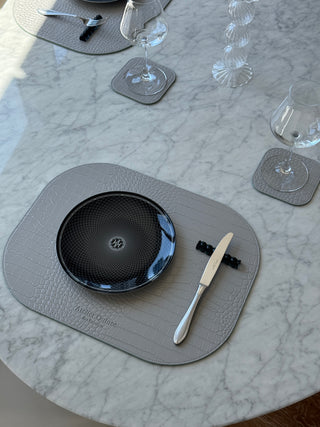 AC Coaster  Cool Gray & Light Blue (Reversible)