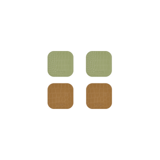 AC Coaster Sage Green & Mocha Beige (Reversible)