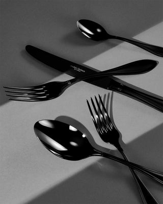 SC Black Cutlery Set Service for 2 (10pcs)