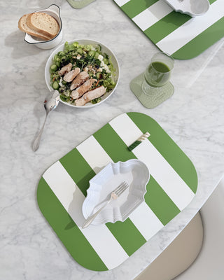 LP Placemat Square Olive Green